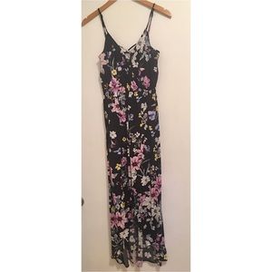 High-low floral dress